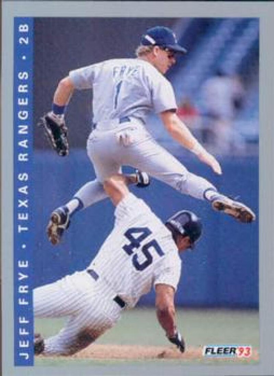 1993 Fleer #321 Jeff Frye VG Texas Rangers 