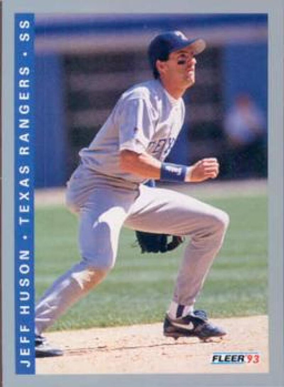 1993 Fleer #324 Jeff Huson VG Texas Rangers 