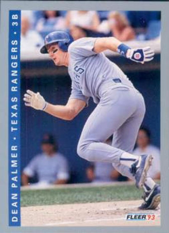 1993 Fleer #325 Dean Palmer VG Texas Rangers 