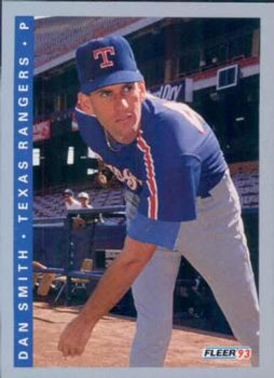 1993 Fleer #329 Dan Smith VG Texas Rangers 