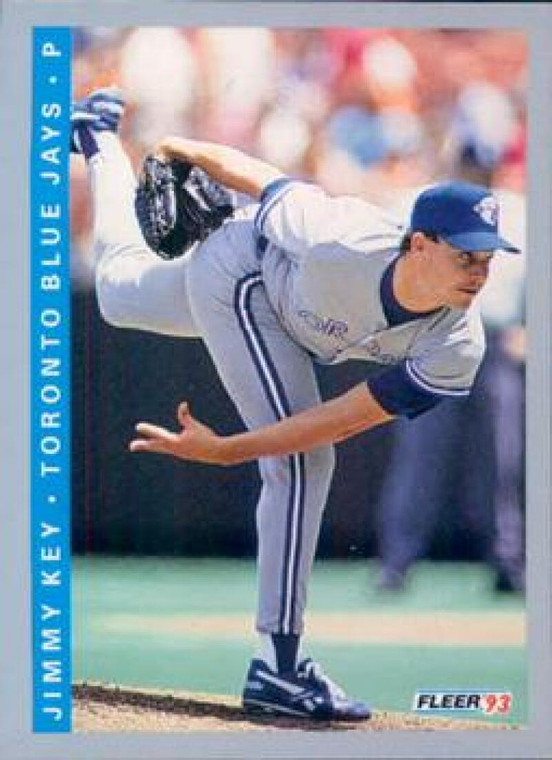 1993 Fleer #336 Jimmy Key VG Toronto Blue Jays 