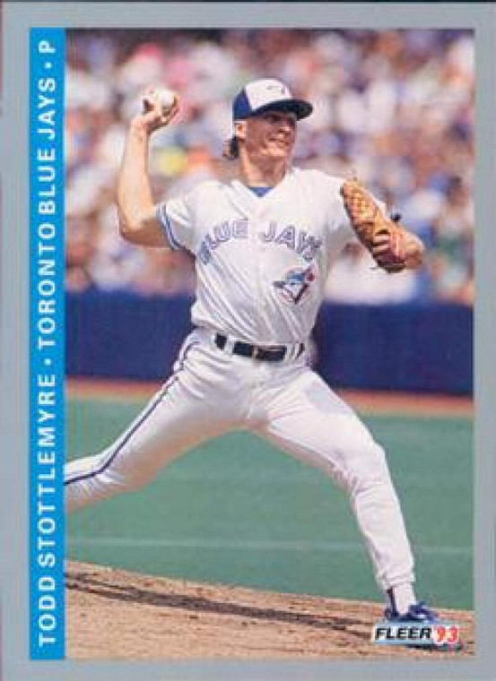 1993 Fleer #340 Todd Stottlemyre VG Toronto Blue Jays 