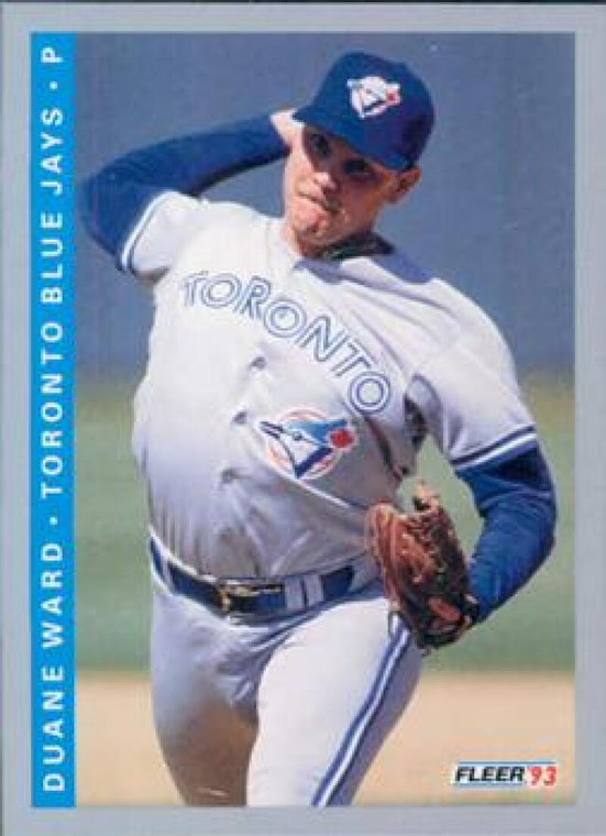 1993 Fleer #341 Duane Ward VG Toronto Blue Jays 