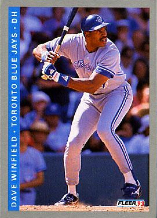 1993 Fleer #343 Dave Winfield VG Toronto Blue Jays 
