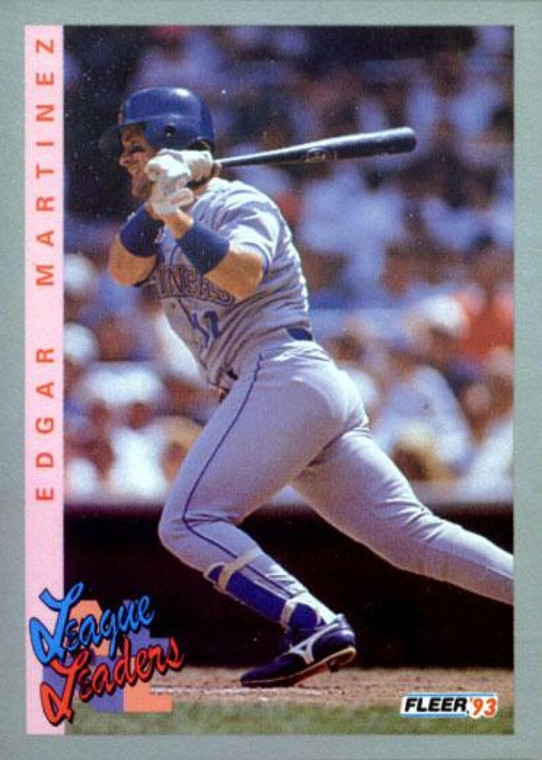 1993 Fleer #344 Edgar Martinez LL VG Seattle Mariners 