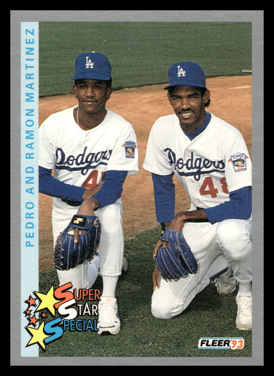 1993 Fleer #354 Pedro Martinez/Ramon Martinez VG Los Angeles Dodgers 