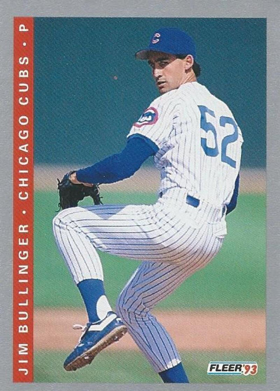 1993 Fleer #374 Jim Bullinger VG Chicago Cubs 