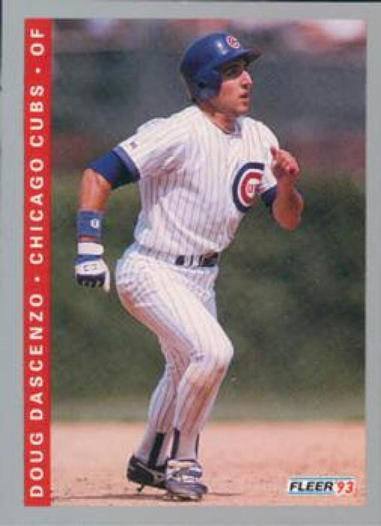 1993 Fleer #376 Doug Dascenzo VG Chicago Cubs 