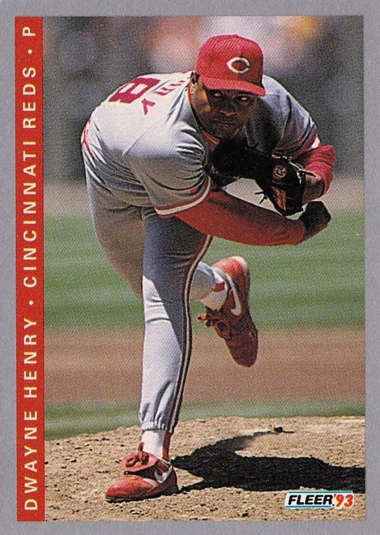 1993 Fleer #391 Dwayne Henry VG Cincinnati Reds 