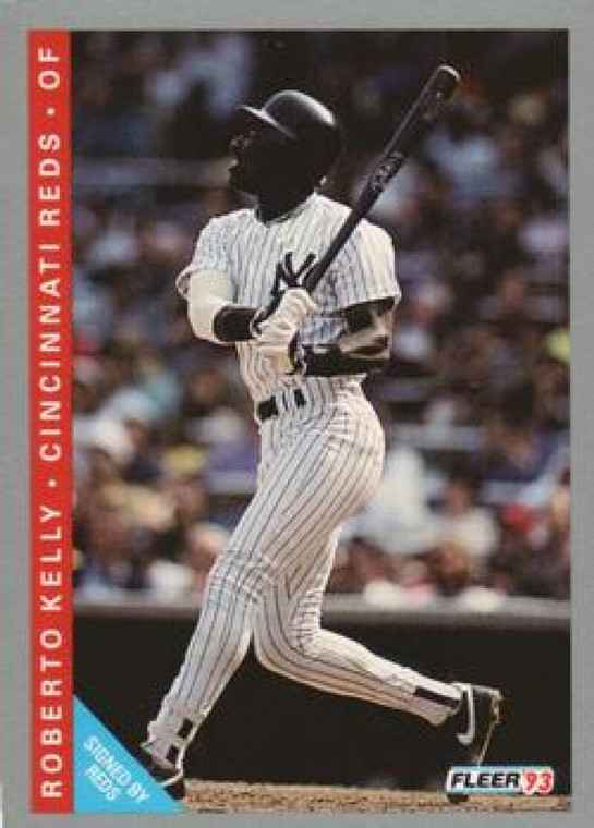 1993 Fleer #393 Roberto Kelly VG Cincinnati Reds 