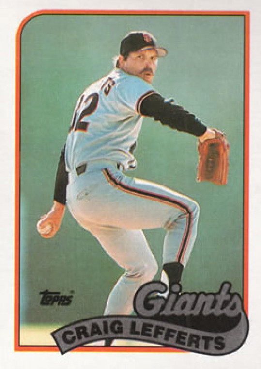 1989 Topps #372 Craig Lefferts NM-MT San Francisco Giants 
