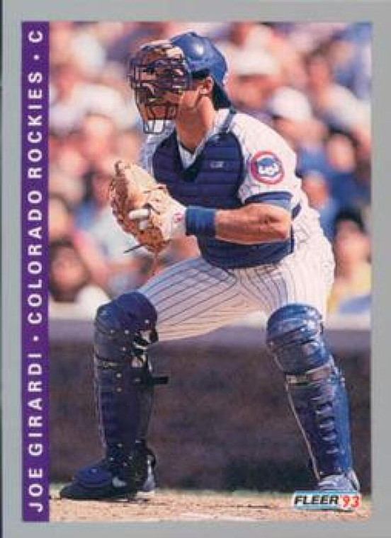 1993 Fleer #410 Joe Girardi VG Colorado Rockies 