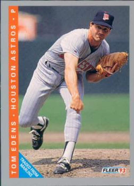 1993 Fleer #434 Tom Edens VG Houston Astros 