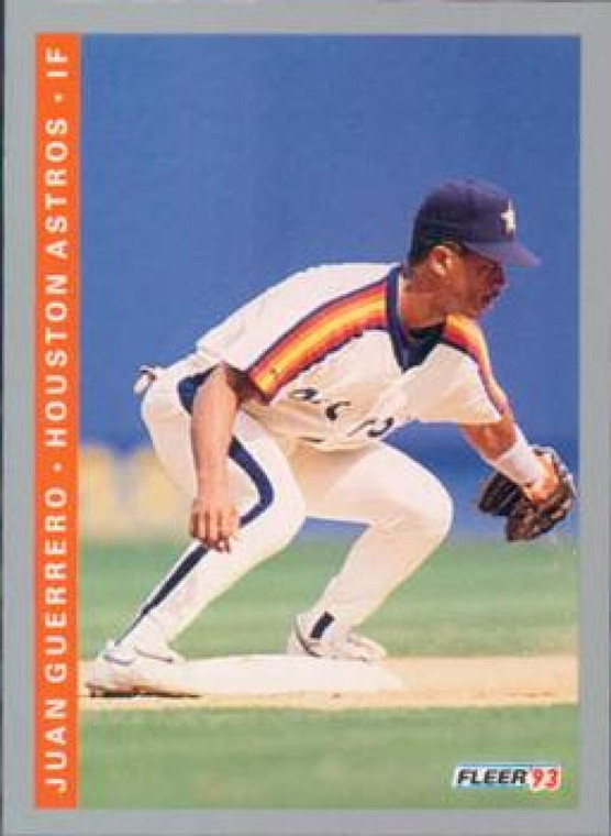 1993 Fleer #435 Juan Guerrero VG Houston Astros 