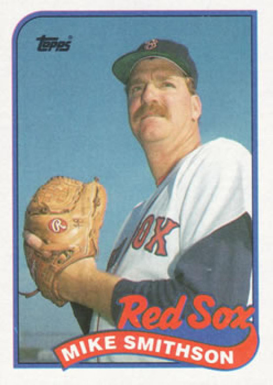 1989 Topps #377 Mike Smithson NM-MT Boston Red Sox 