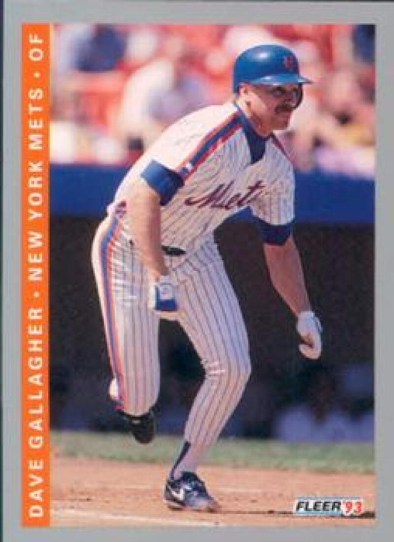 1993 Fleer #472 Dave Gallagher VG New York Mets 