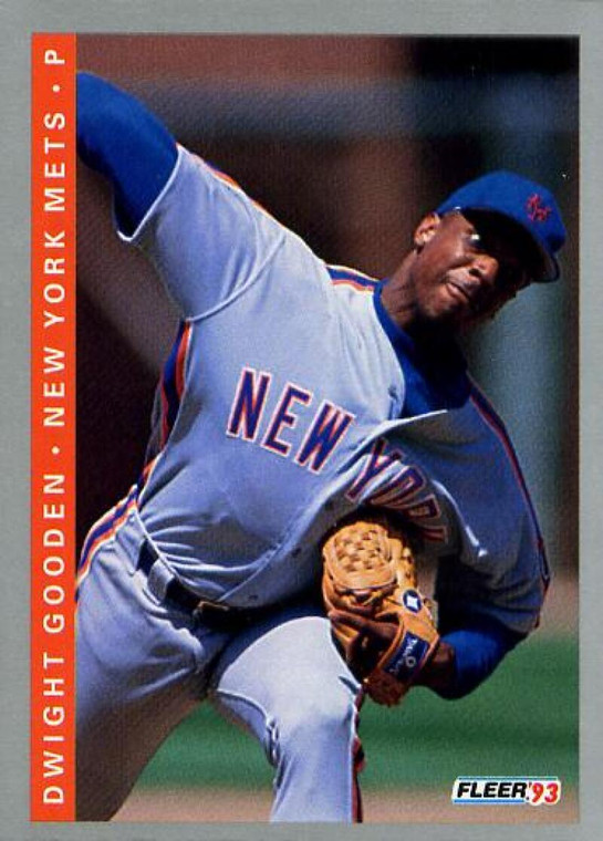 1993 Fleer #474 Dwight Gooden VG New York Mets 