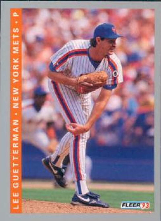 1993 Fleer #475 Lee Guetterman VG New York Mets 