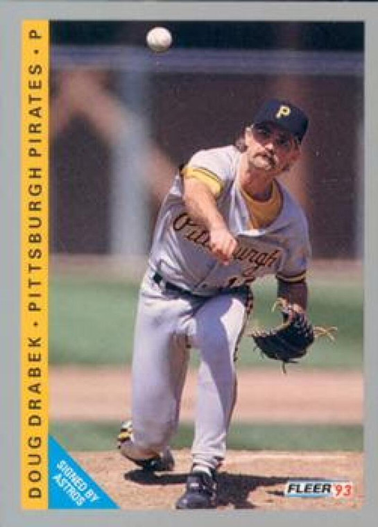 1993 Fleer #500 Doug Drabek VG Pittsburgh Pirates 