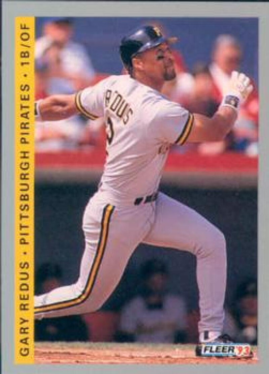 1993 Fleer #504 Gary Redus VG Pittsburgh Pirates 