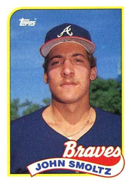 1989 Topps #382 John Smoltz NM-MT RC Rookie Atlanta Braves 