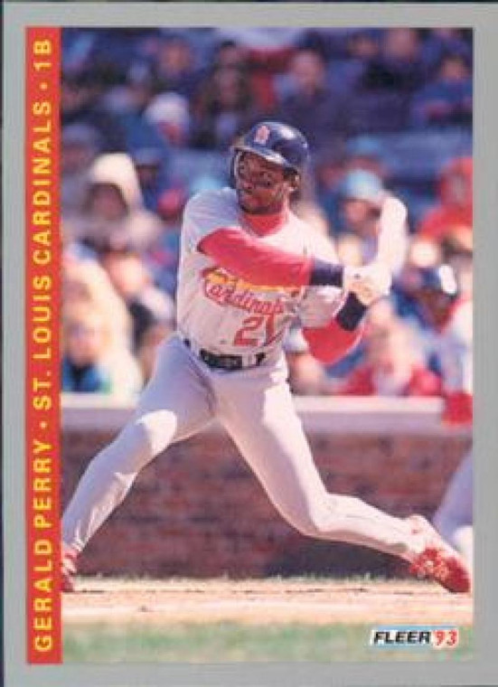 1993 Fleer #514 Gerald Perry VG St. Louis Cardinals 