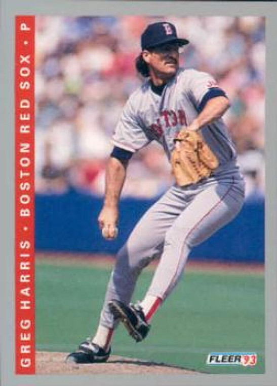 1993 Fleer #560 Greg Harris VG Boston Red Sox 