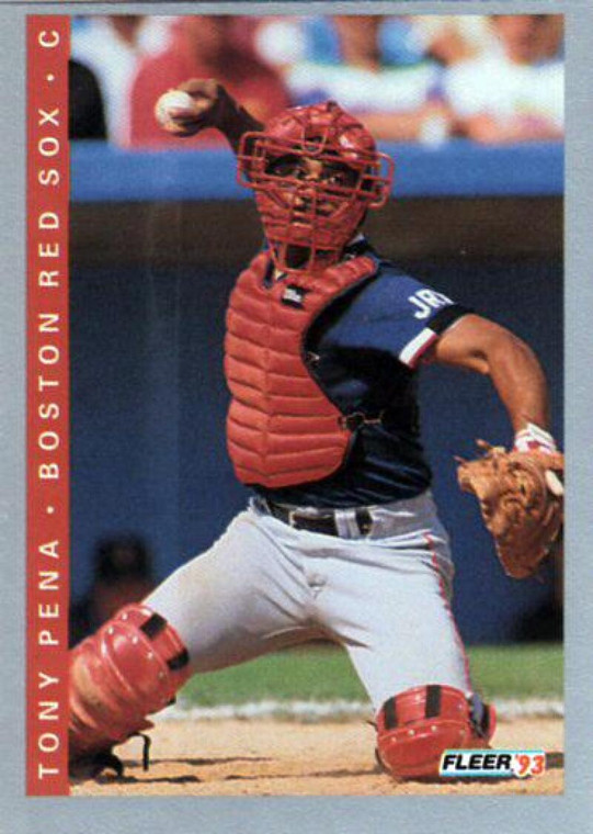 1993 Fleer #563 Tony Pena VG Boston Red Sox 