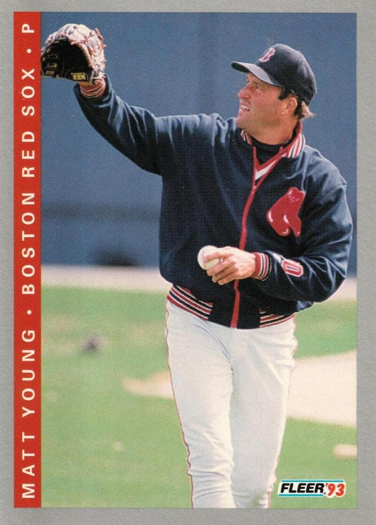 1993 Fleer #567 Matt Young VG Boston Red Sox 
