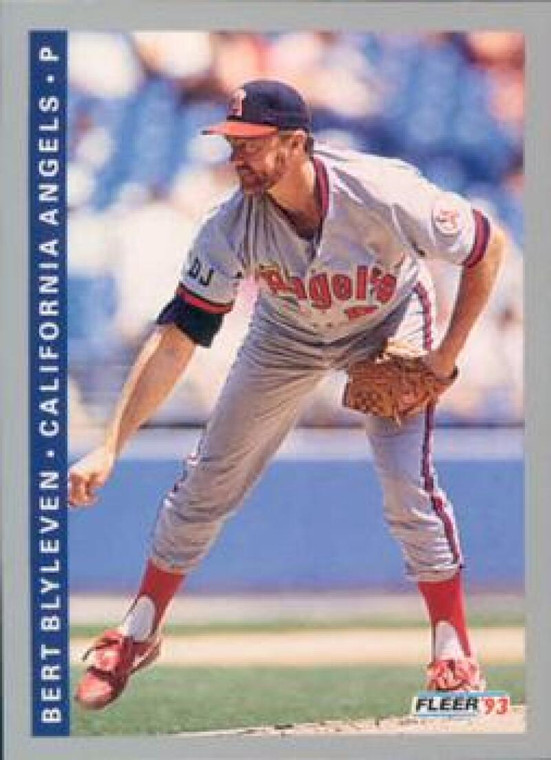 1993 Fleer #568 Bert Blyleven VG California Angels 
