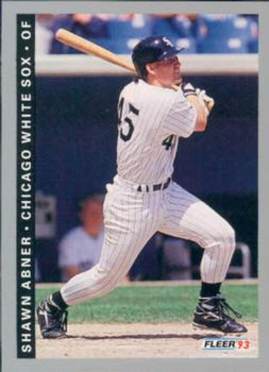 1993 Fleer #579 Shawn Abner VG Chicago White Sox 