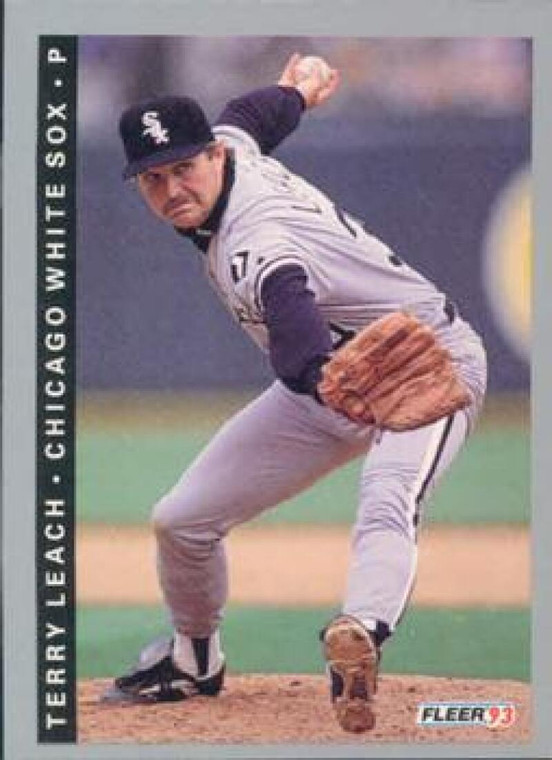 1993 Fleer #585 Terry Leach VG Chicago White Sox 
