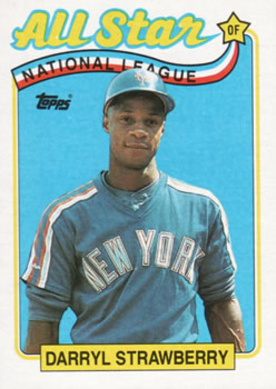 1989 Topps #390 Darryl Strawberry AS NM-MT New York Mets 