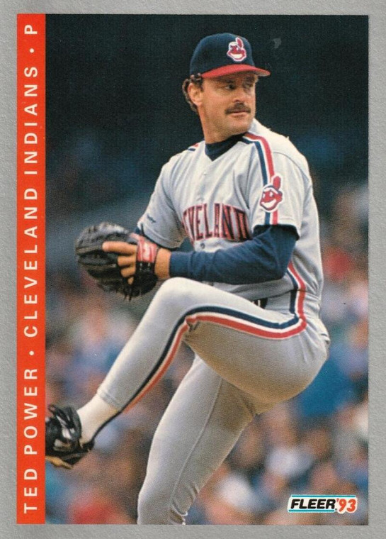 1993 Fleer #600 Ted Power VG Cleveland Indians 