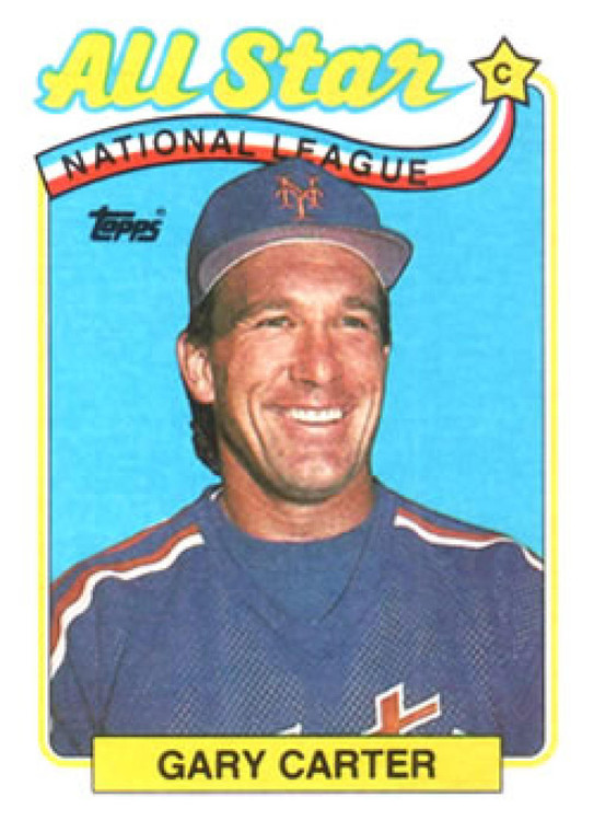 1989 Topps #393 Gary Carter AS NM-MT New York Mets 