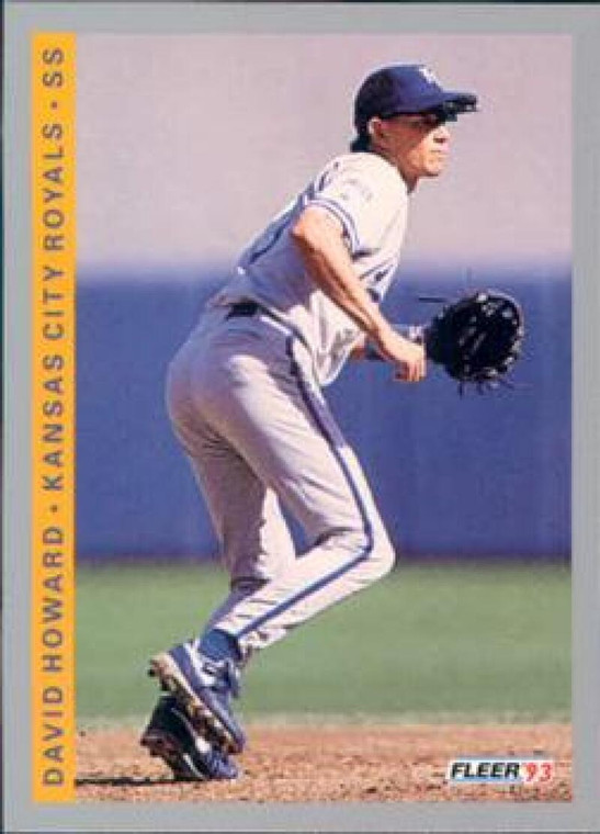 1993 Fleer #619 David Howard VG Kansas City Royals 