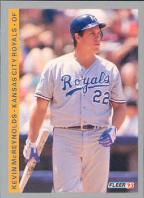 1993 Fleer #622 Kevin McReynolds VG Kansas City Royals 