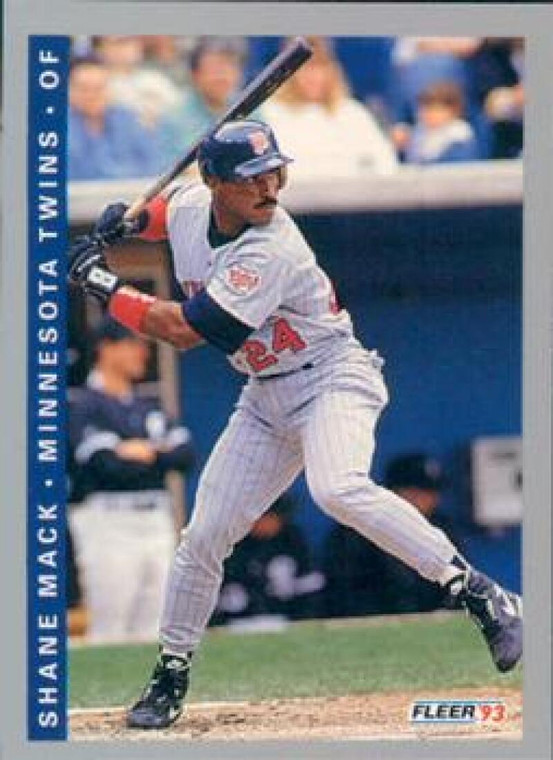 1993 Fleer #640 Shane Mack VG Minnesota Twins 