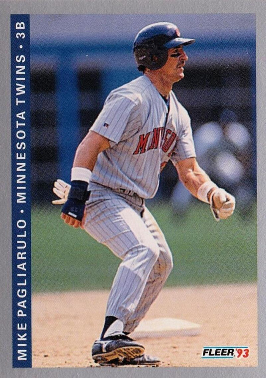 1993 Fleer #641 Mike Pagliarulo VG Minnesota Twins 