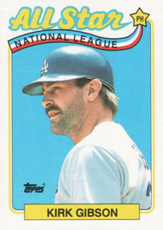 1989 Topps #396 Kirk Gibson AS NM-MT Los Angeles Dodgers 