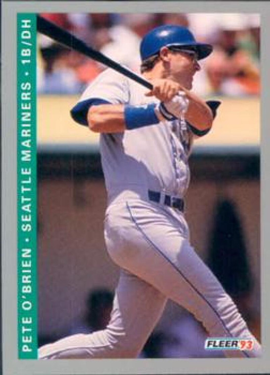 1993 Fleer #678 Pete O'Brien VG Seattle Mariners 