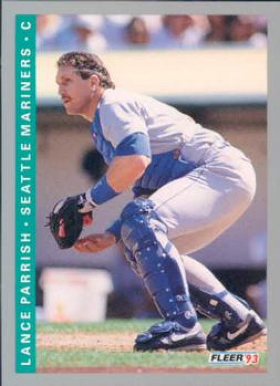 1993 Fleer #679 Lance Parrish VG Seattle Mariners 