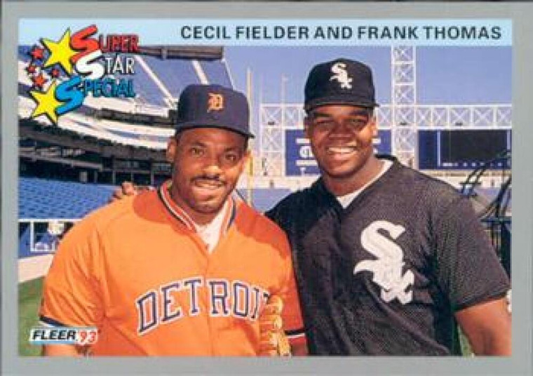 1993 Fleer #714 Cecil Fielder/Frank Thomas VG Detroit Tigers/Chicago White Sox 