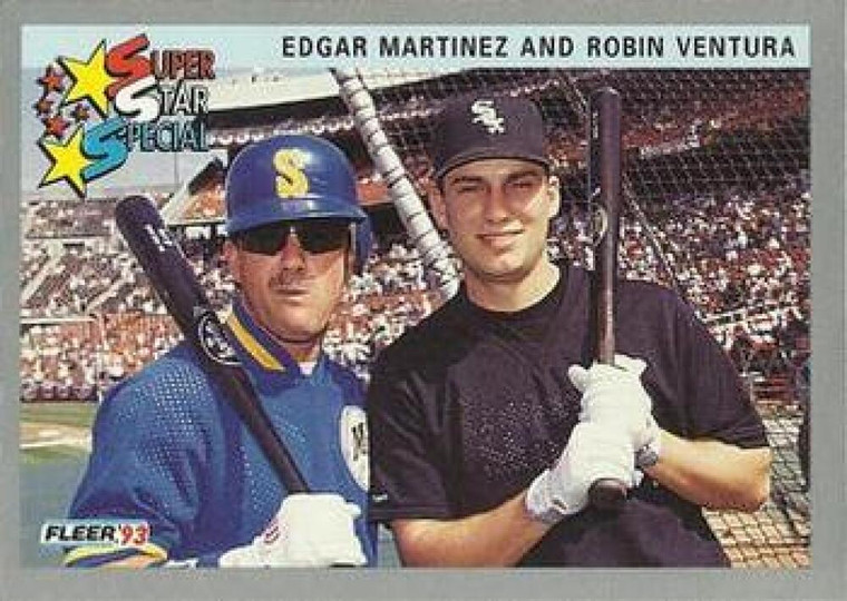 1993 Fleer #716 Edgar Martinez/Robin Ventura VG Seattle Mariners/Chicago White Sox 