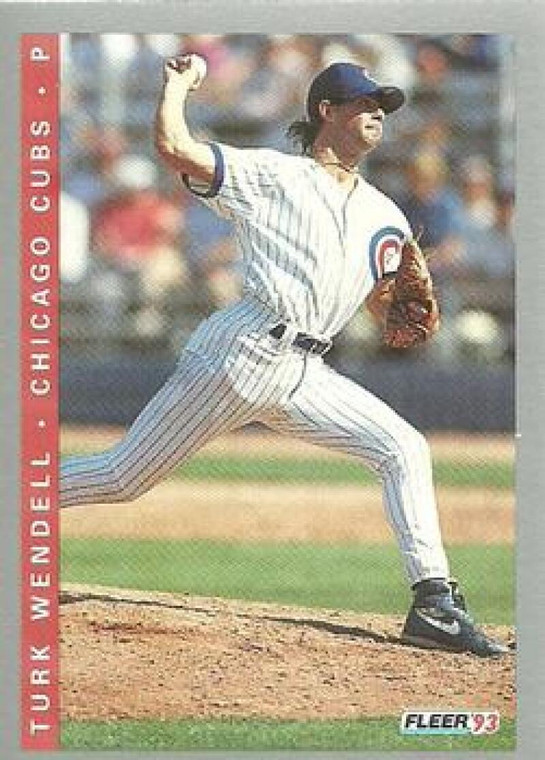 1993 Fleer Final Edition #12 Turk Wendell NM-MT  Chicago Cubs 