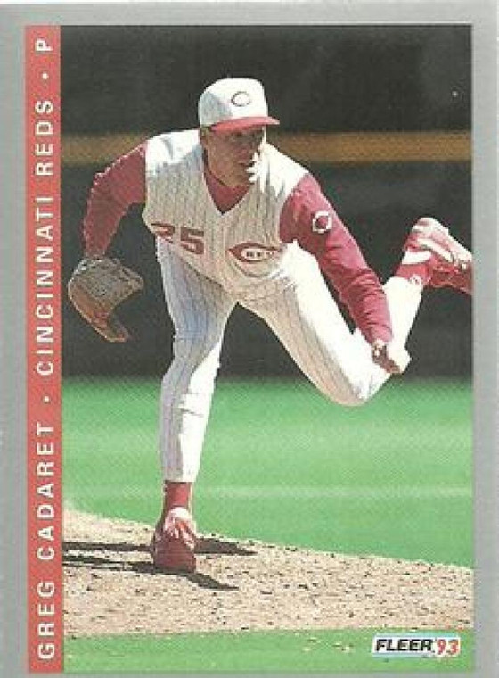 1993 Fleer Final Edition #14 Greg Cadaret NM-MT  Cincinnati Reds 