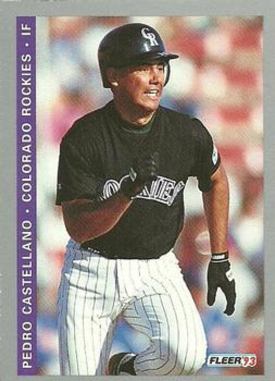 1993 Fleer Final Edition #24 Pedro Castellano NM-MT  Colorado Rockies 
