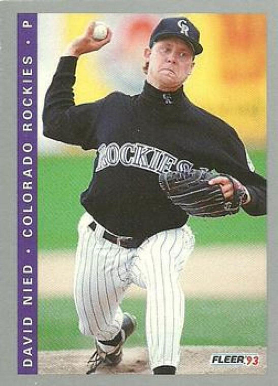 1993 Fleer Final Edition #36 David Nied NM-MT  Colorado Rockies 