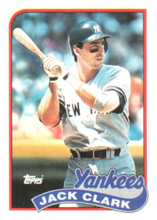 1989 Topps #410 Jack Clark NM-MT New York Yankees 