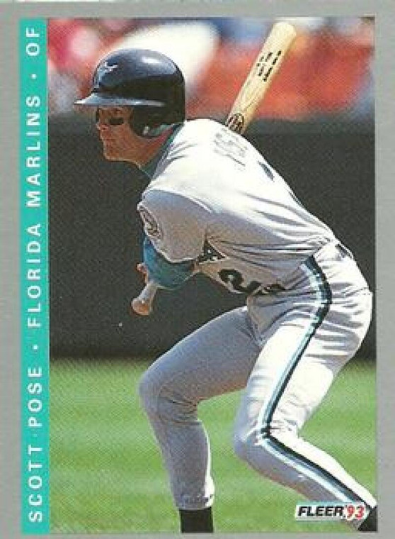 1993 Fleer Final Edition #68 Scott Pose NM-MT  RC Rookie Florida Marlins 